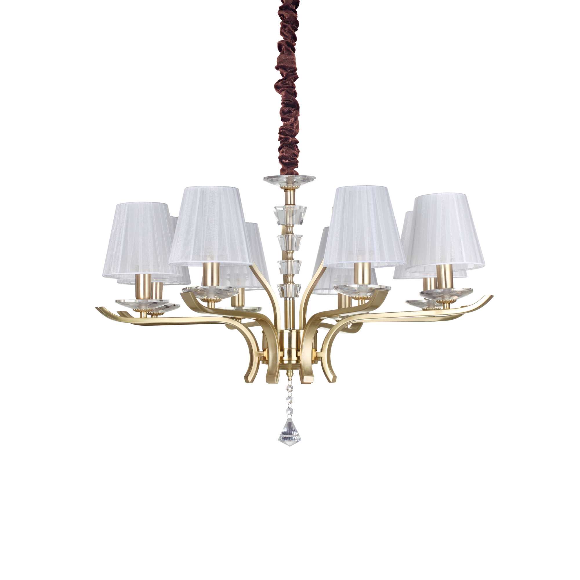 Люстра Ideal Lux Pegaso SP8 Ottone 197739