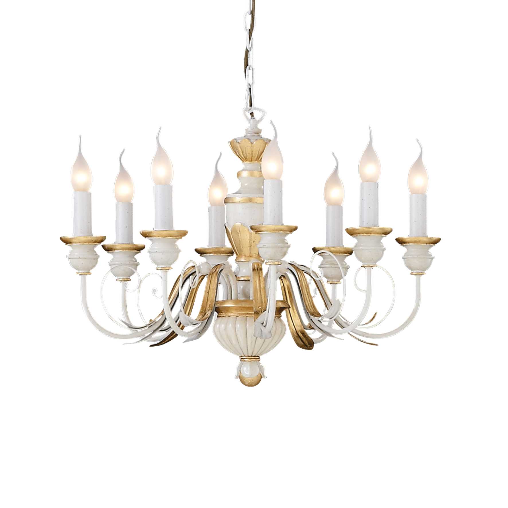 Люстра Ideal Lux Firenze SP8 Bianco 012872