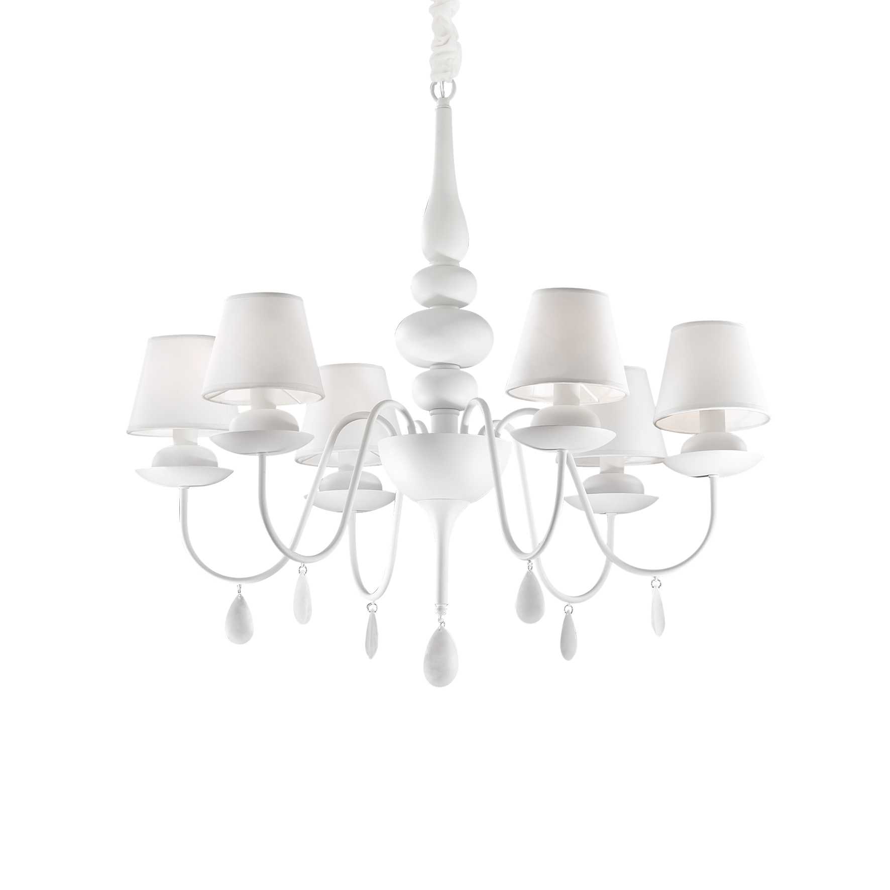 Люстры Ideal Lux Blanche SP6 Bianco 035581