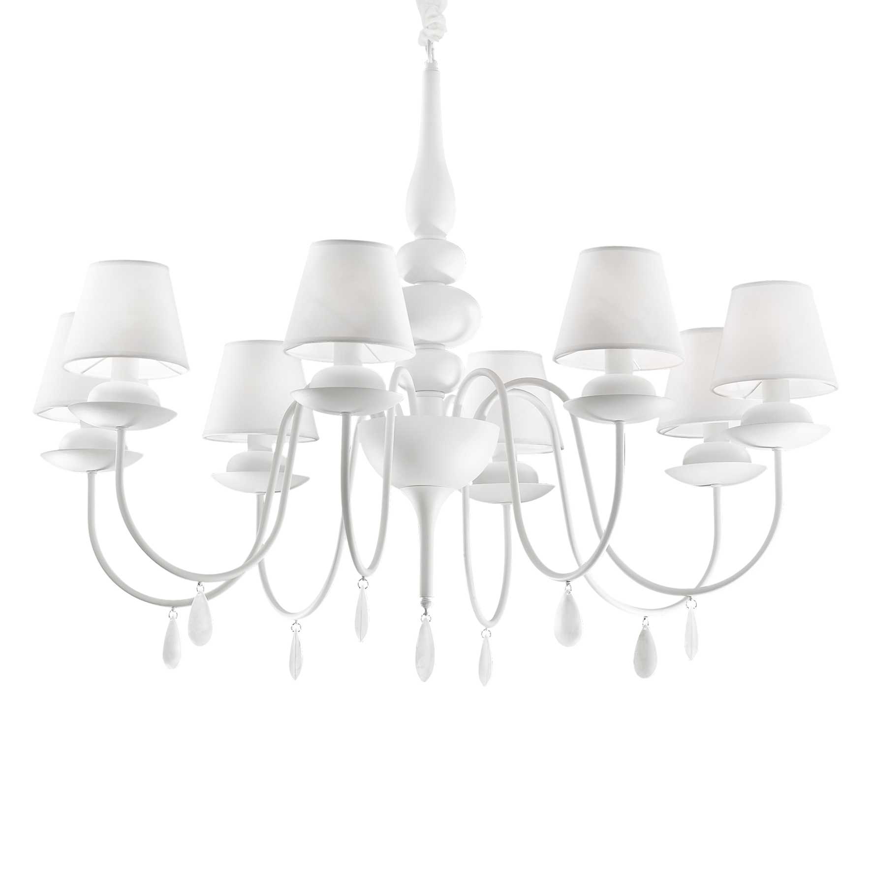Люстры Ideal Lux Blanche SP8 Bianco 035574