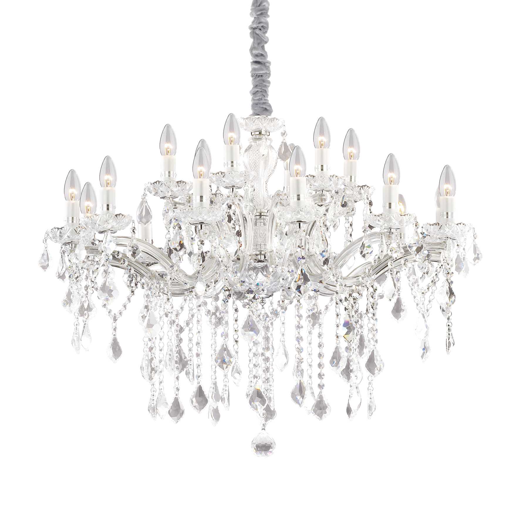 Люстра Ideal Lux Florian SP18 Cromo 075150