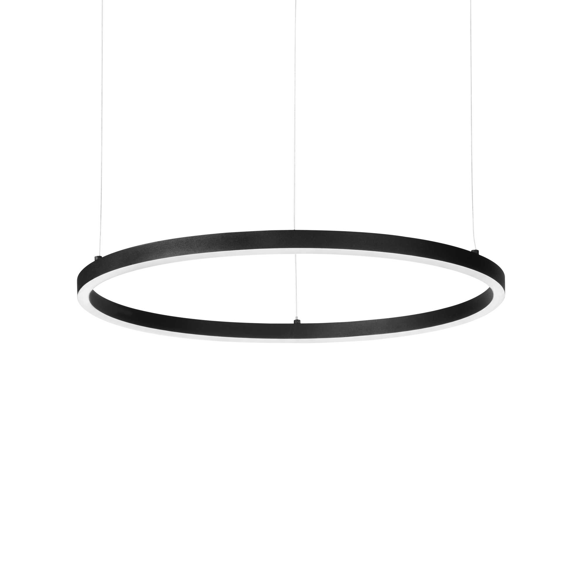 Подвесной светильник Ideal Lux Oracle Slim SP D090 Round 3000K DALI/Push BK 304427