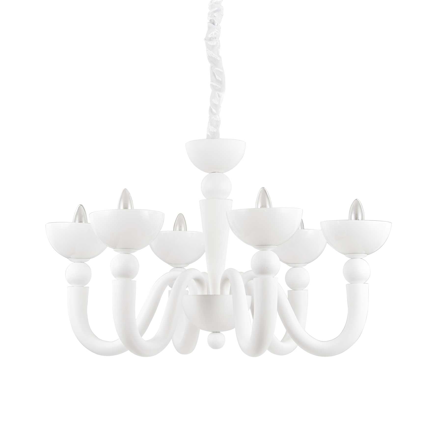 Люстра Ideal Lux Bon Bon SP6 Bianco 093994