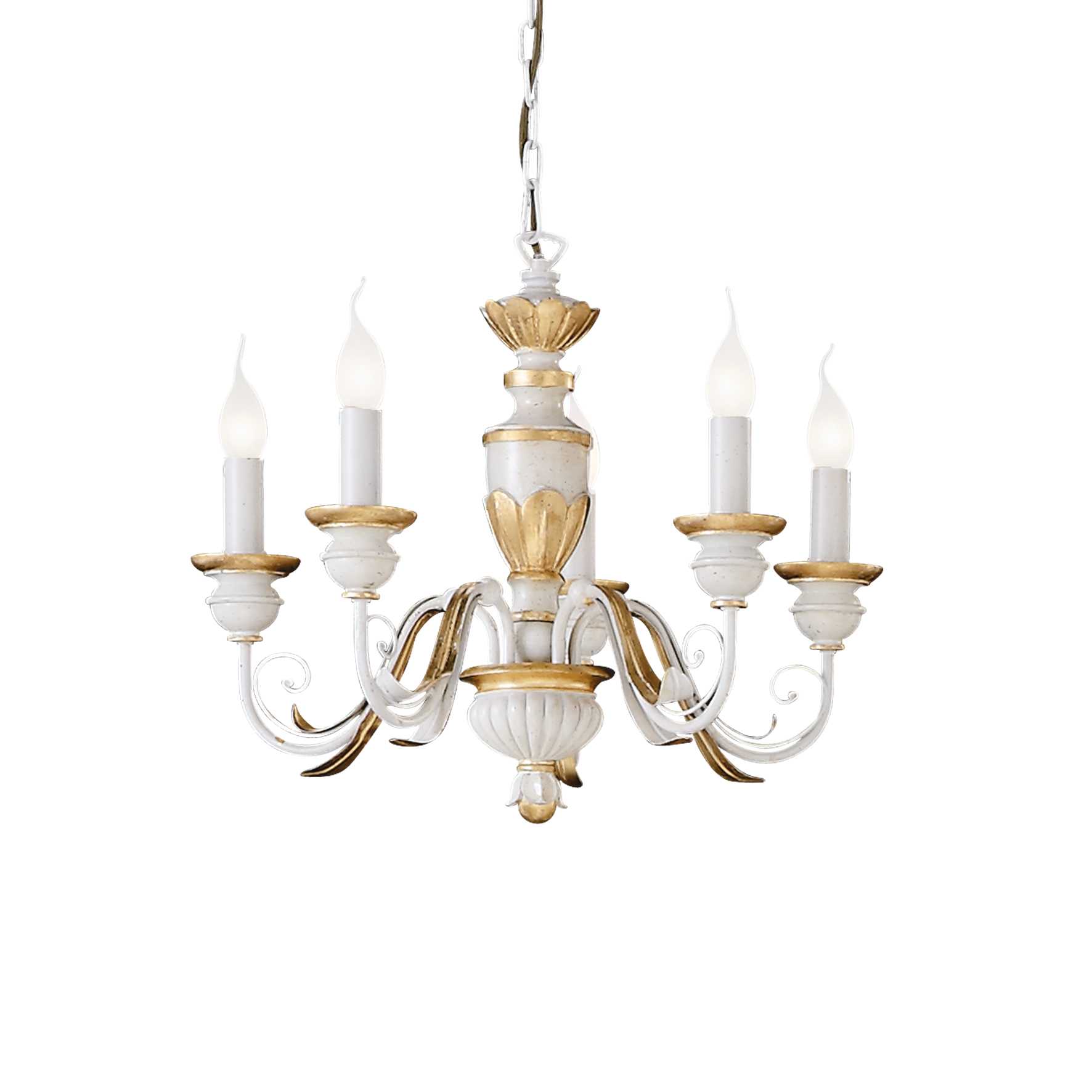 Люстра Ideal Lux Firenze SP5 Bianco 012865