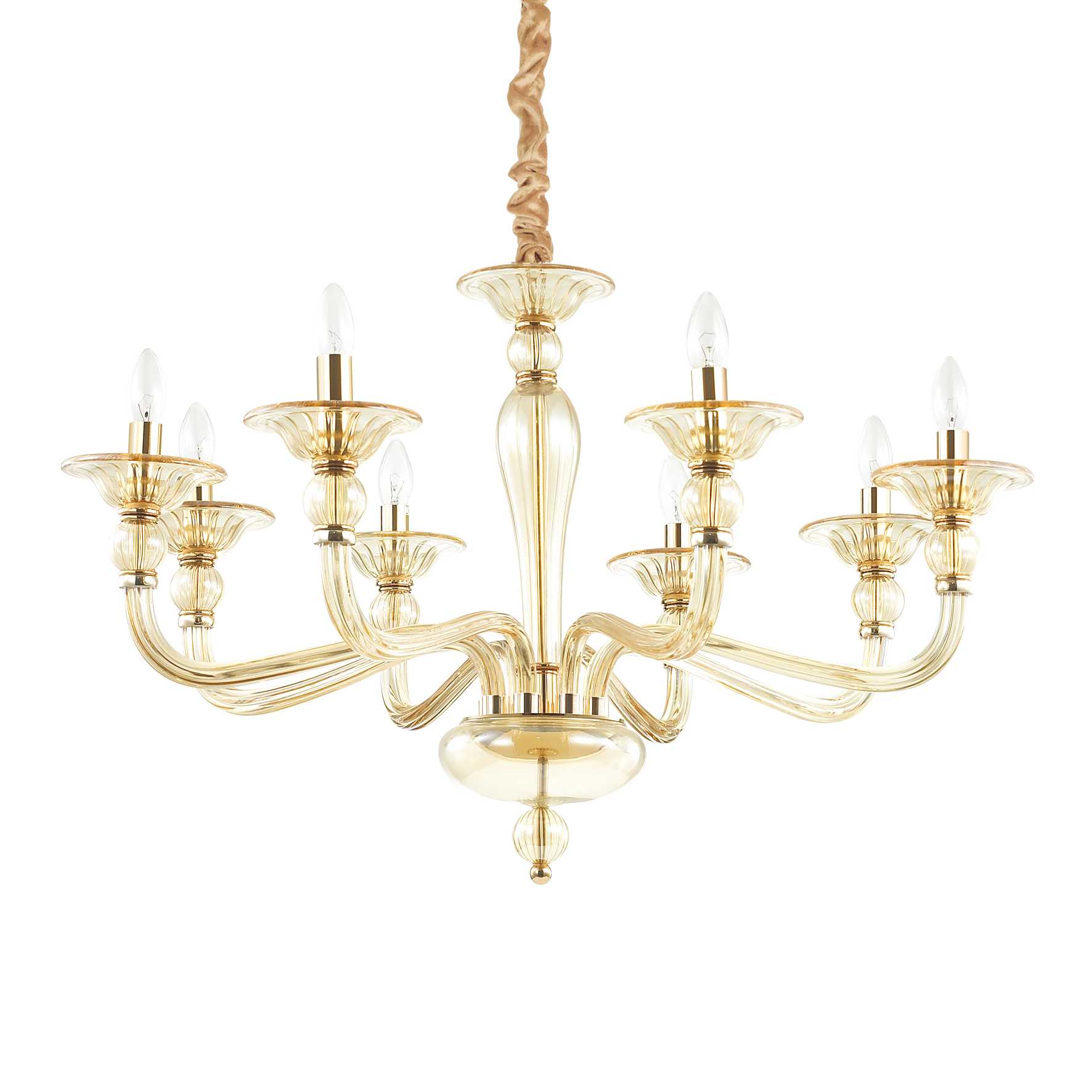 Люстра Ideal Lux Danieli SP8 Ambra 159973