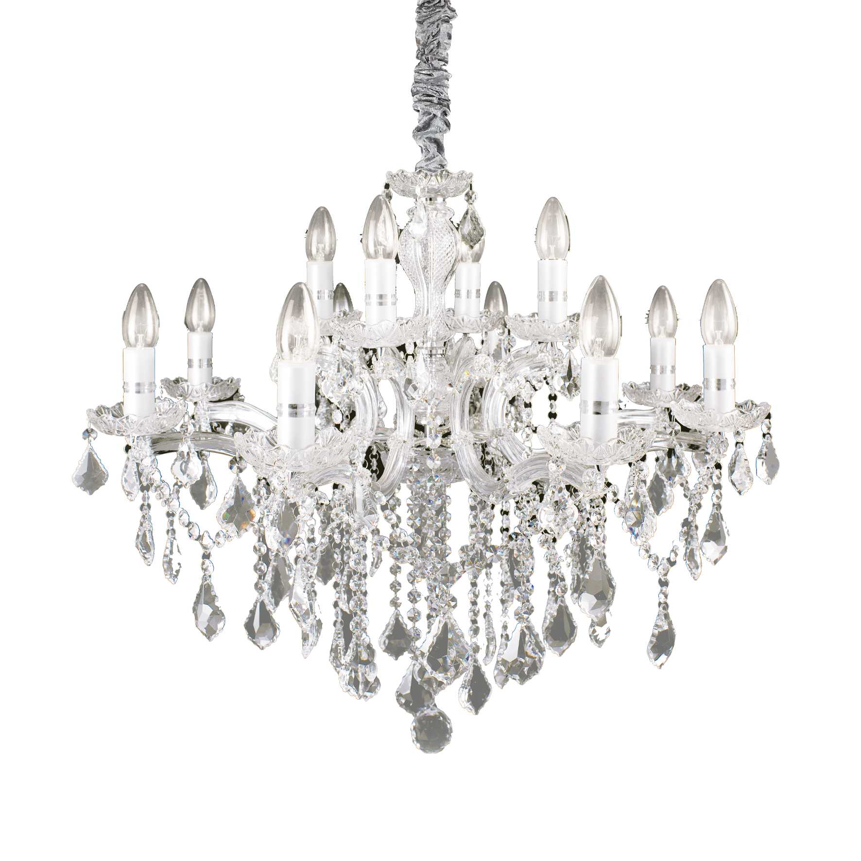 Люстра Ideal Lux Florian SP12 Cromo 035604